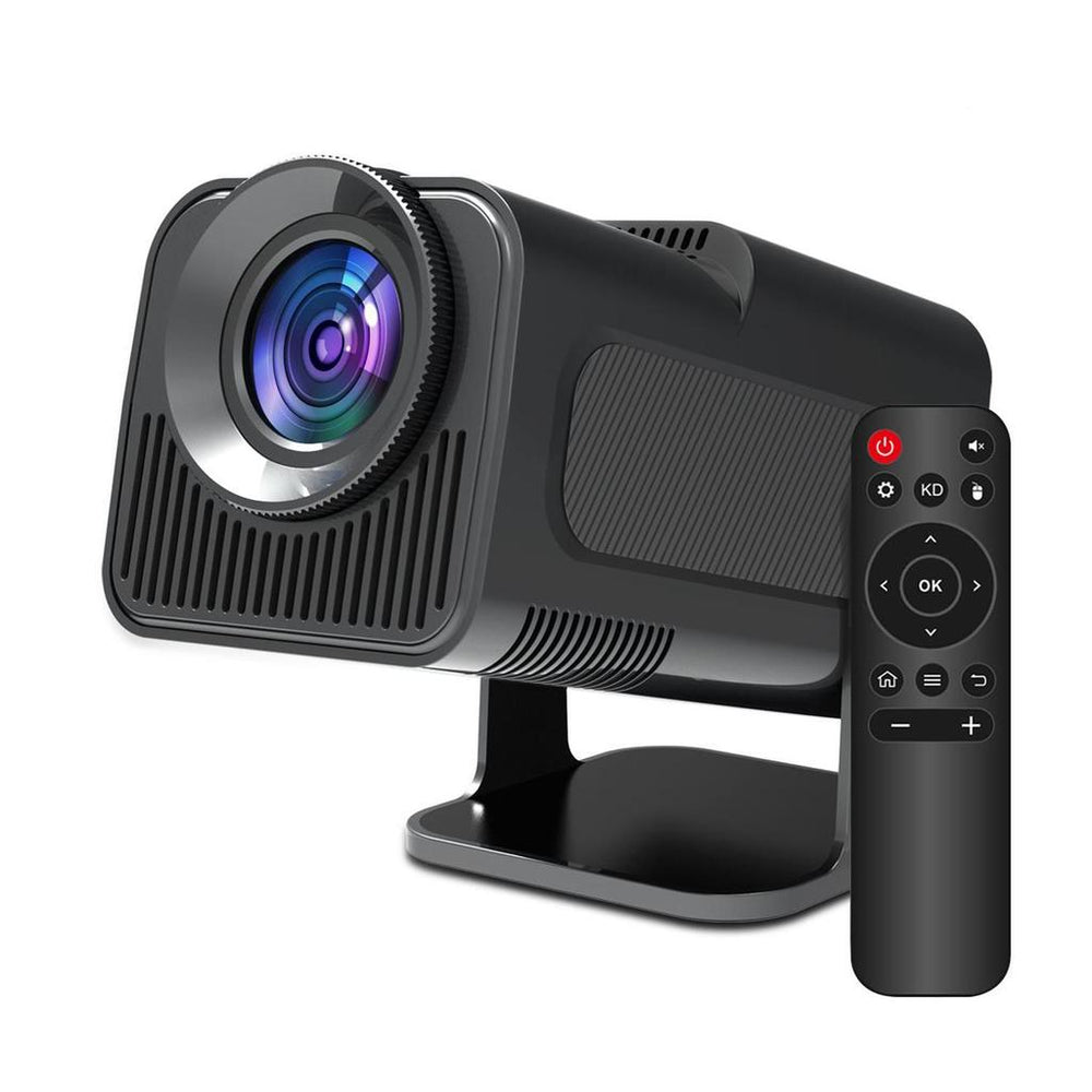 HY320 Akıllı Projeksiyon Cihazı 4K Destekli Android Wi-Fi Bluetooth Taşınabilir Mini Sinema Projektörü